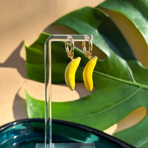 Chili Pepper Charm Huggie Earrings