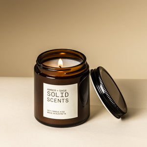Amber + Sage Candle - 1