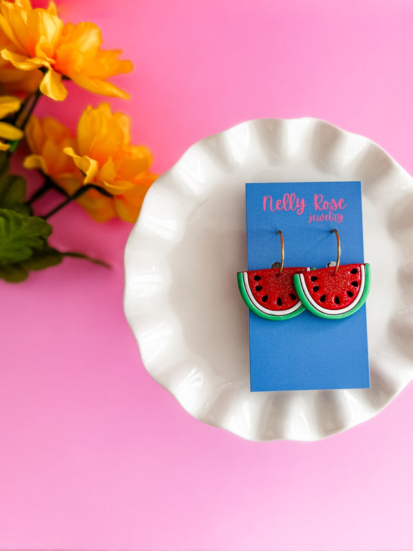 Watermelon Earrings