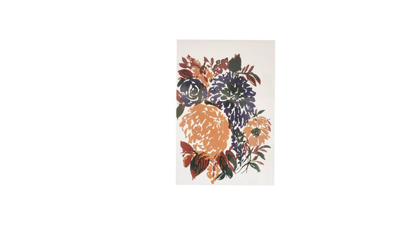 Pastel Dalias Greeting Card