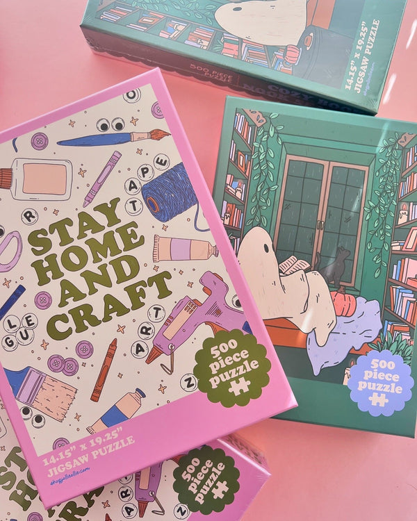 Cozy Readers 500 Piece Puzzle