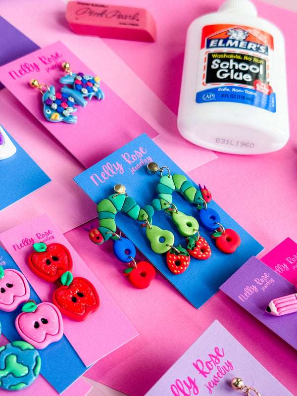 Very Hungry Caterpillar Earrings