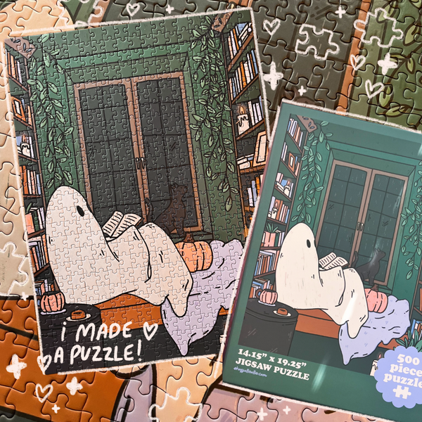 Cozy Readers 500 Piece Puzzle