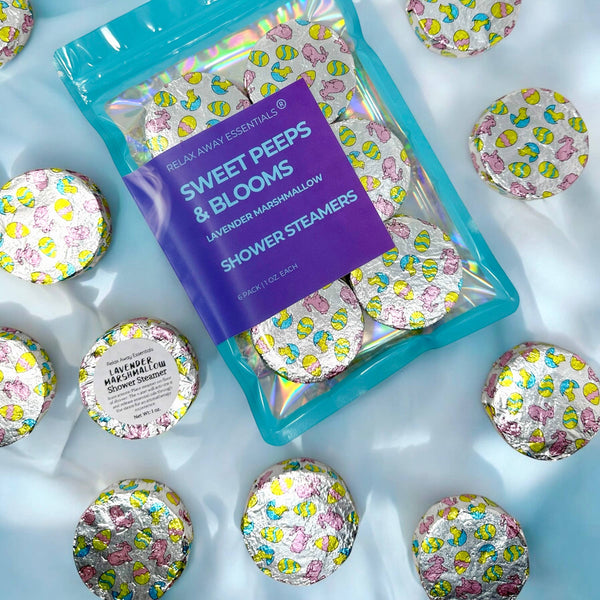 Sweet Peeps and Blooms Easter Shower Steamers 6 Pack