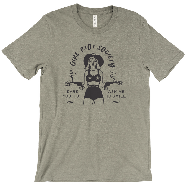 Girl Riot Society - No Chapter - Heather T Shirt