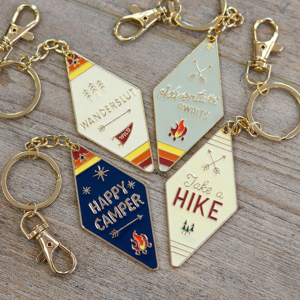 Camp Collection Enamel Motel Keychain: Take a Hike