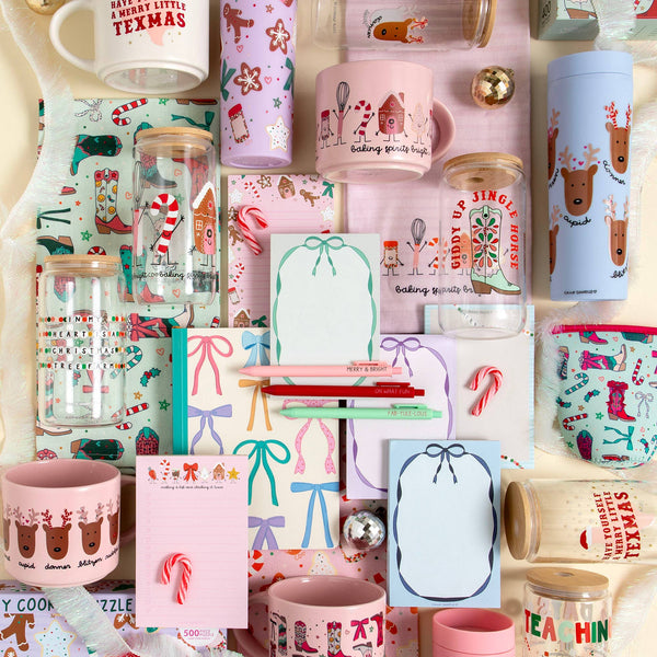 Christmas Western Cowgirl Boots Tea Towel