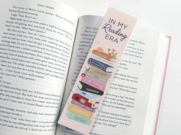 In My Reading Era Laminated Bookmark