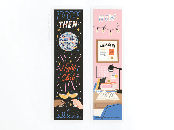 Clubs Then and Now Laminated Bookmark