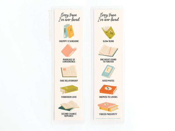 Every Trope I've Ever Loved Laminated Bookmark