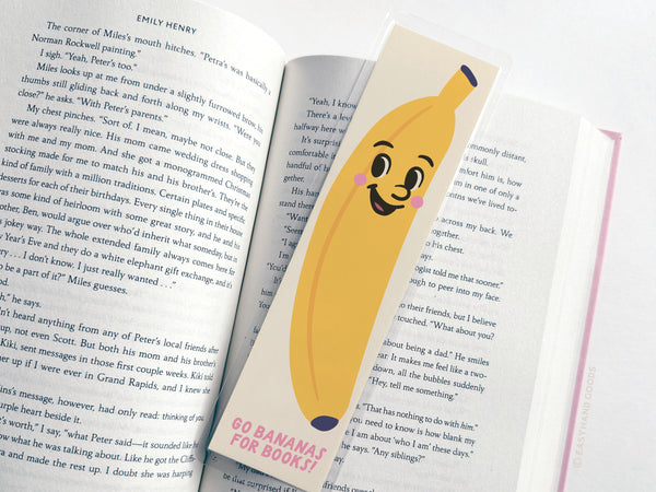 Go Bananas Laminated Bookmark