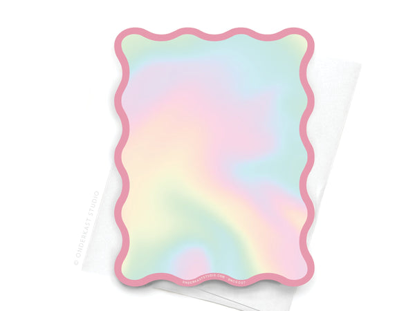 Wavy Die Cut TS Lover Notecard