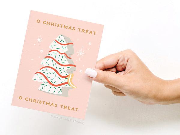 O Christmas Treat Greeting Card - HS