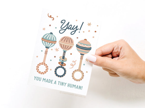 You Made a Tiny Human Greeting Card - RS