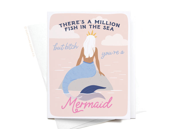 There’s a Million Fish in the Sea Mermaid Greeting Card - RS