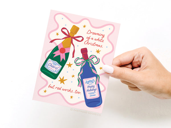 Dreaming of a White Christmas Greeting Card - HS