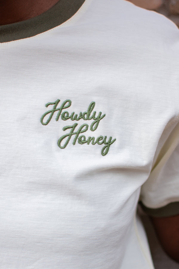 Howdy Honey Ringer Tee