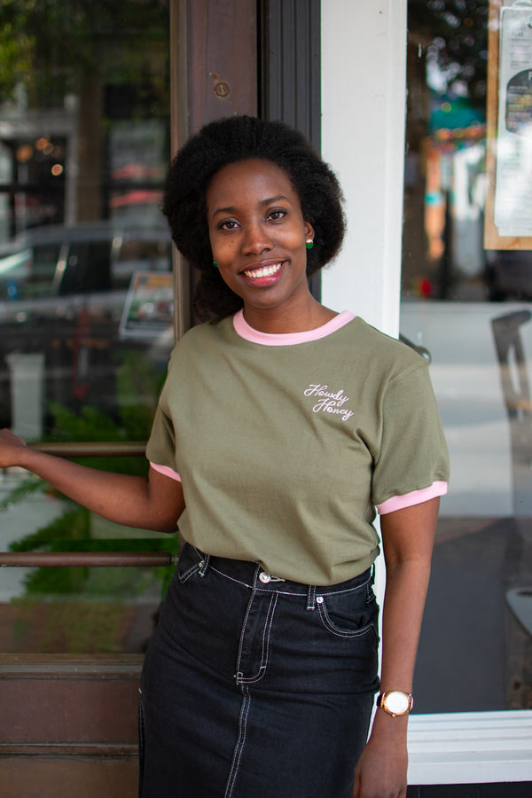 Howdy Honey Ringer Tee