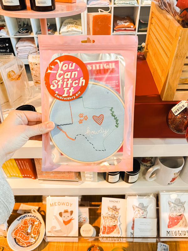 Texas Sampler Embroidery Kit