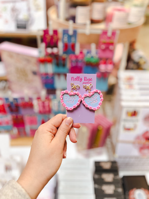 DUMP HIM Cake Earrings