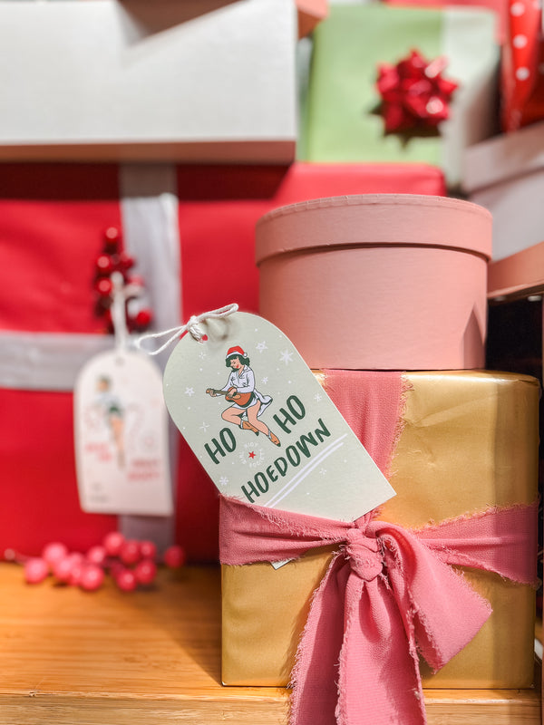 Ho Ho Hoedown Holiday Gift Tag