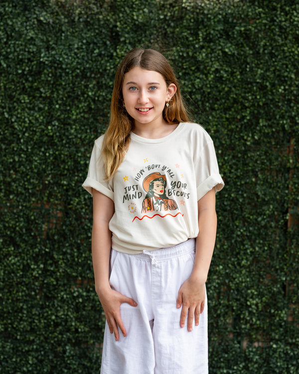 Girl Riot Society "Mind Your Biscuits" Full-Color Tee