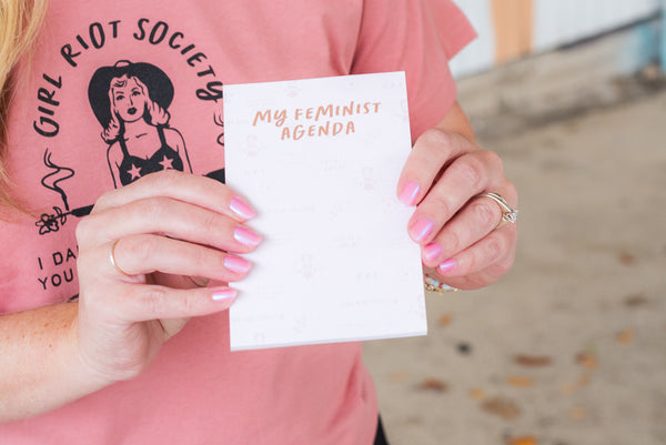 My Feminist Agenda Notepad