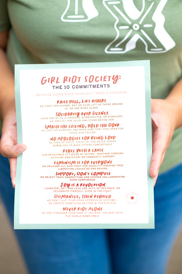 Girl Riot Society Art Print - Commitments