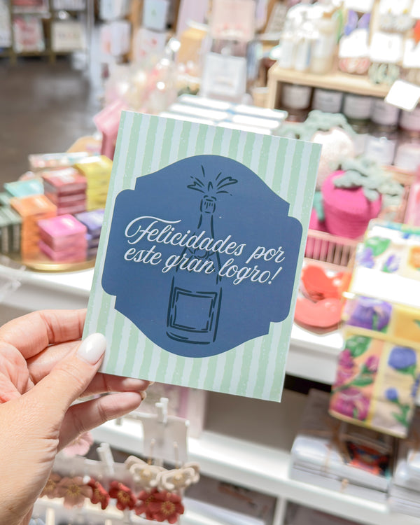 Tarjeta De Felicitaciones Spanish Greeting Card