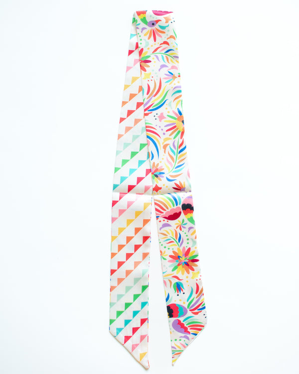 Riot of Color Skinny Scarf