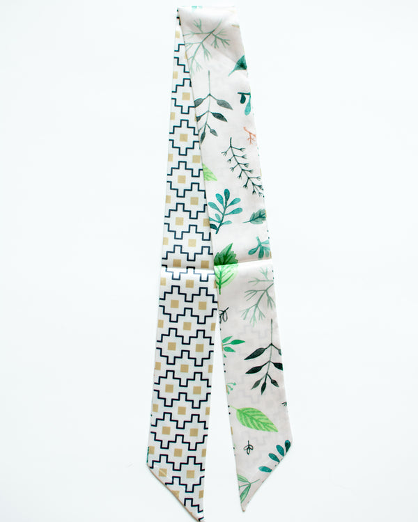 Floral Skinny Scarves