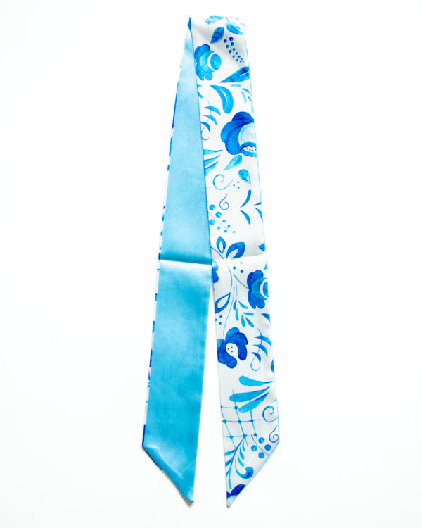 Floral Skinny Scarves