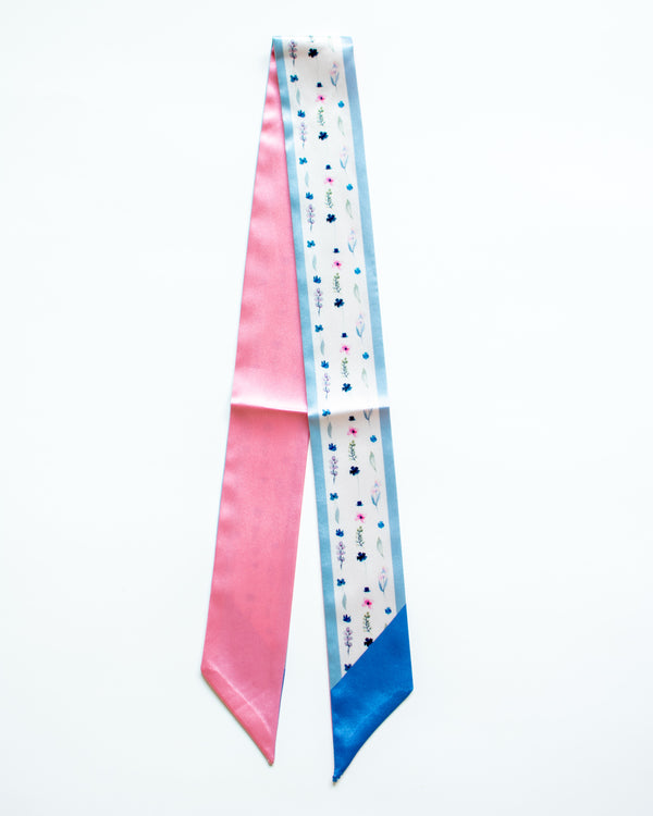 Mighty Tiny Floral Skinny Scarf