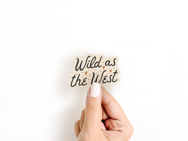 Wild As The West Sticker