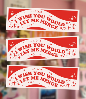 One Wish Halloween Magnetic Bumper Sticker