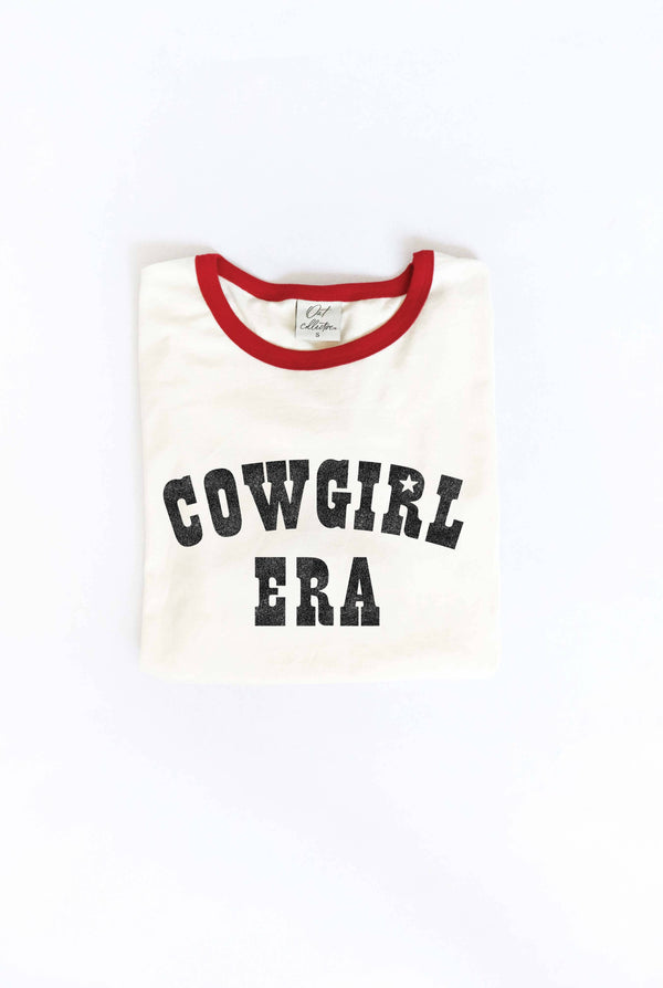 Cowgirl Era Ringer Graphic T-Shirt - Mustard