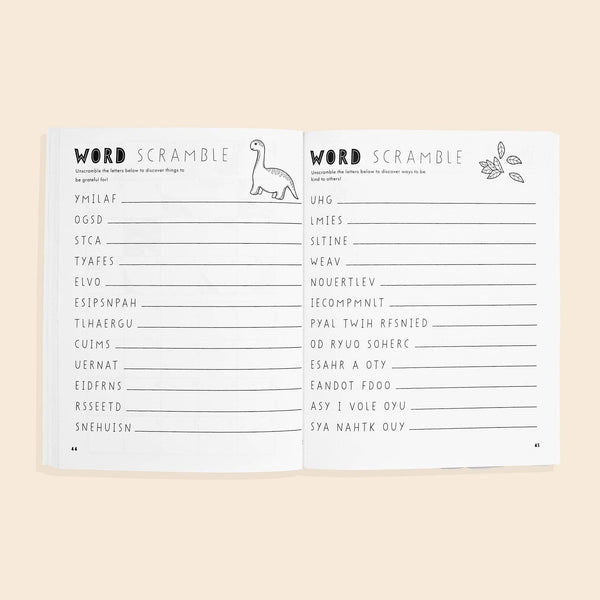 Gratitude For Kids Activity Book