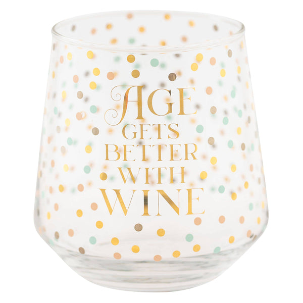 Chic Stemless Wine Glass