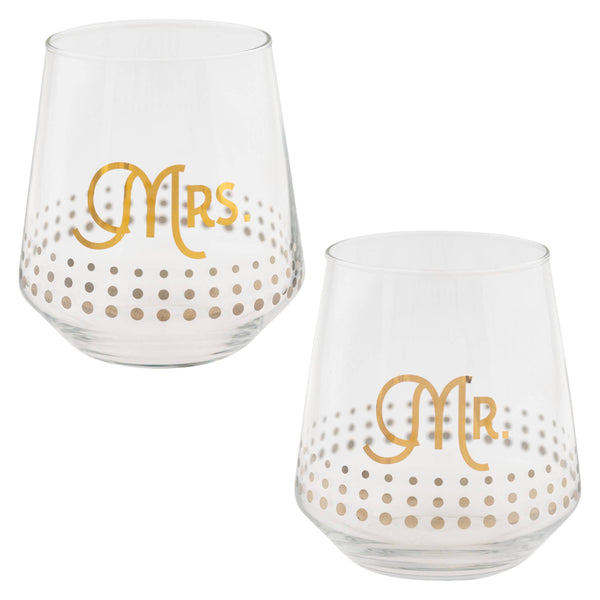 Chic Stemless Wine Glass