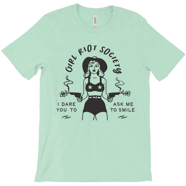 Girl Riot Society - No Chapter - Heather T Shirt