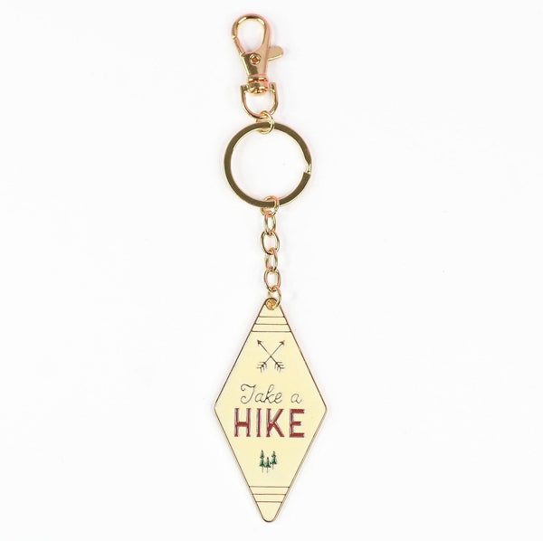 Camp Collection Enamel Motel Keychain: Take a Hike