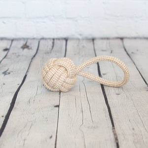 Hemp Rope Toy - Ball With 1 Handle