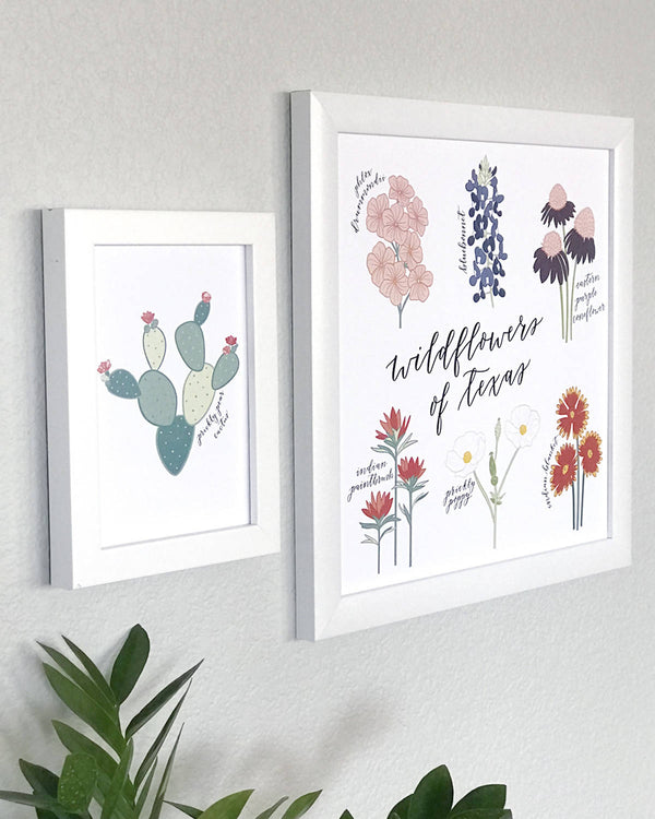 Prickly Pear Cactus Wall Art Print