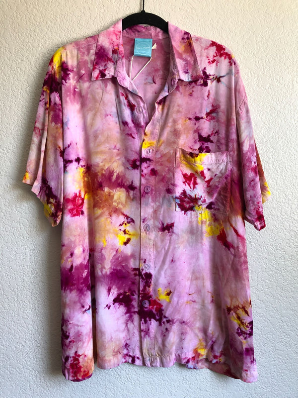 Dyed Button-Down Island Shirt - 2