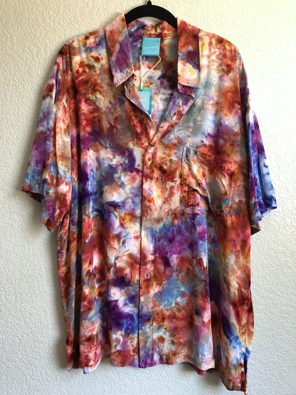 Dyed Button-Down Island Shirt - 3