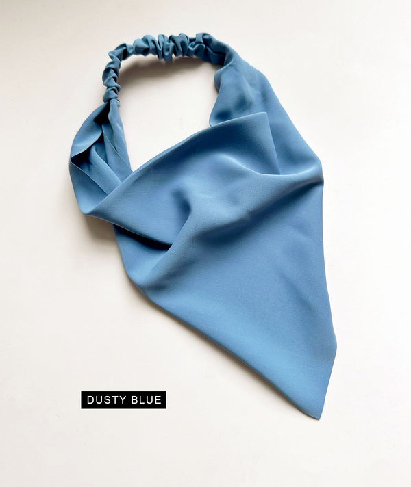 Solid Color Triangle Hair Bandana - 2