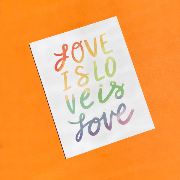 Love is Love Greeting Card - 1