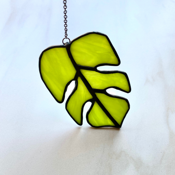 Monstera Leaf Sun Catcher- Small - 1