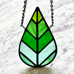 Geometric Leaf Sun Catcher - 1