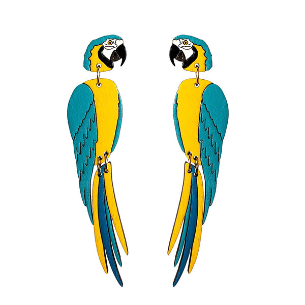 Macaw Stud Dangles - 2